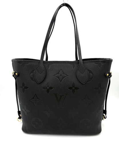 LOUIS VUITTON Neverfull MM Monogram Empreinte schwarz