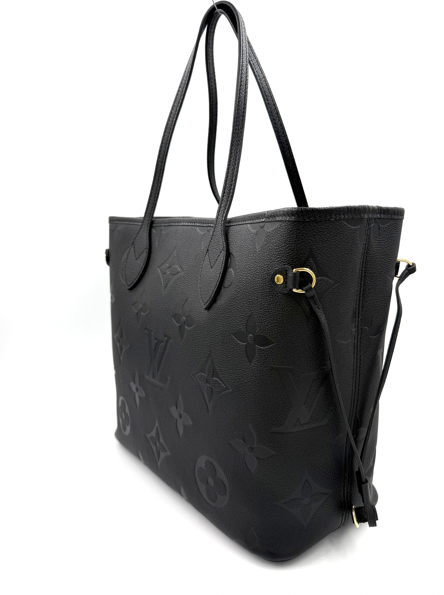 LOUIS VUITTON Neverfull MM Monogram Empreinte schwarz