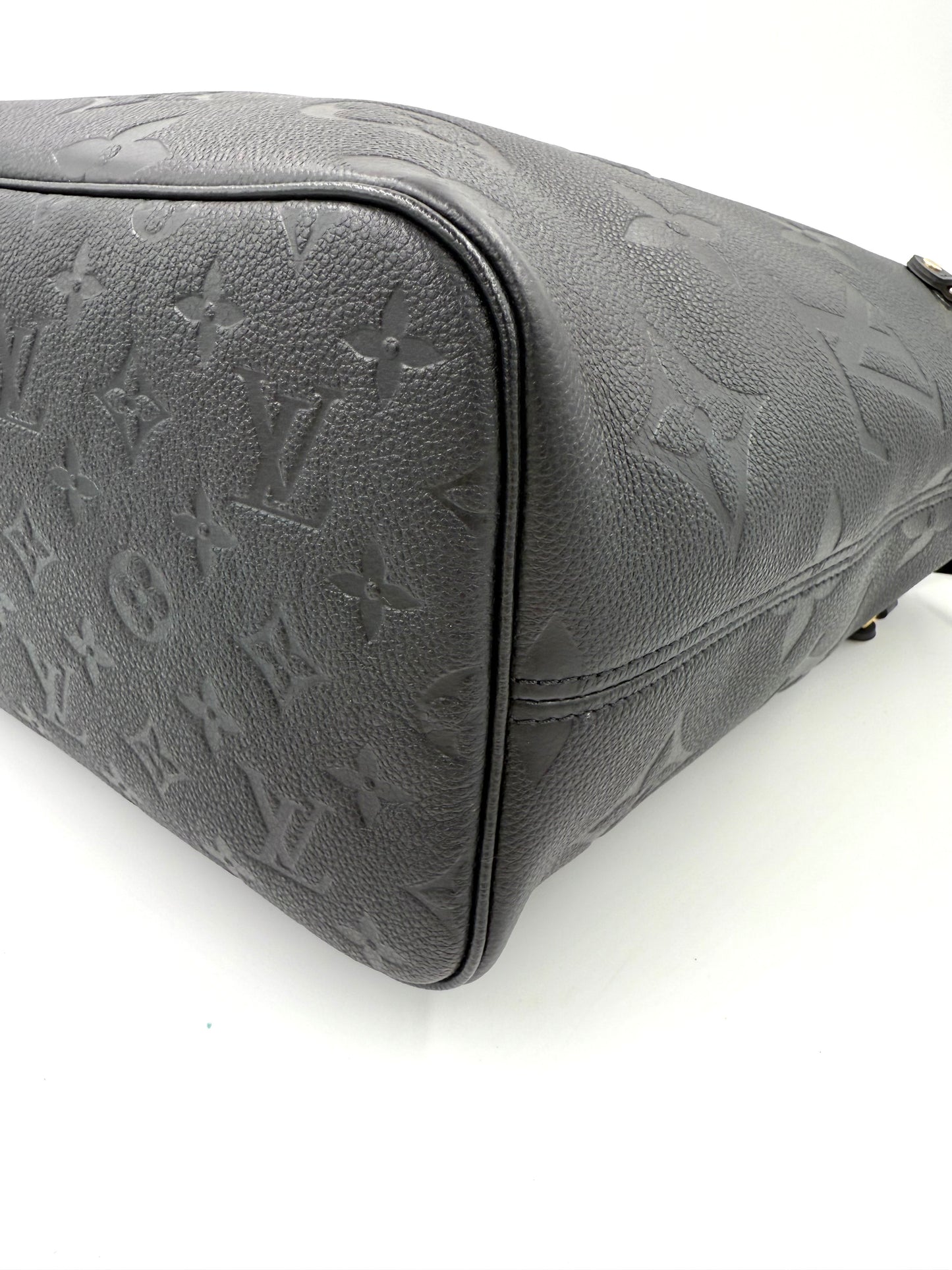LOUIS VUITTON Neverfull MM Monogram Empreinte schwarz