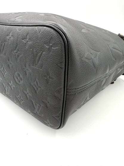 LOUIS VUITTON Neverfull MM Monogram Empreinte schwarz