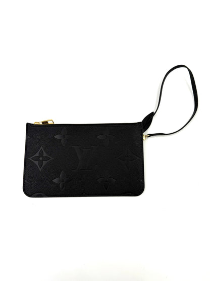 LOUIS VUITTON Neverfull MM Monogram Empreinte schwarz
