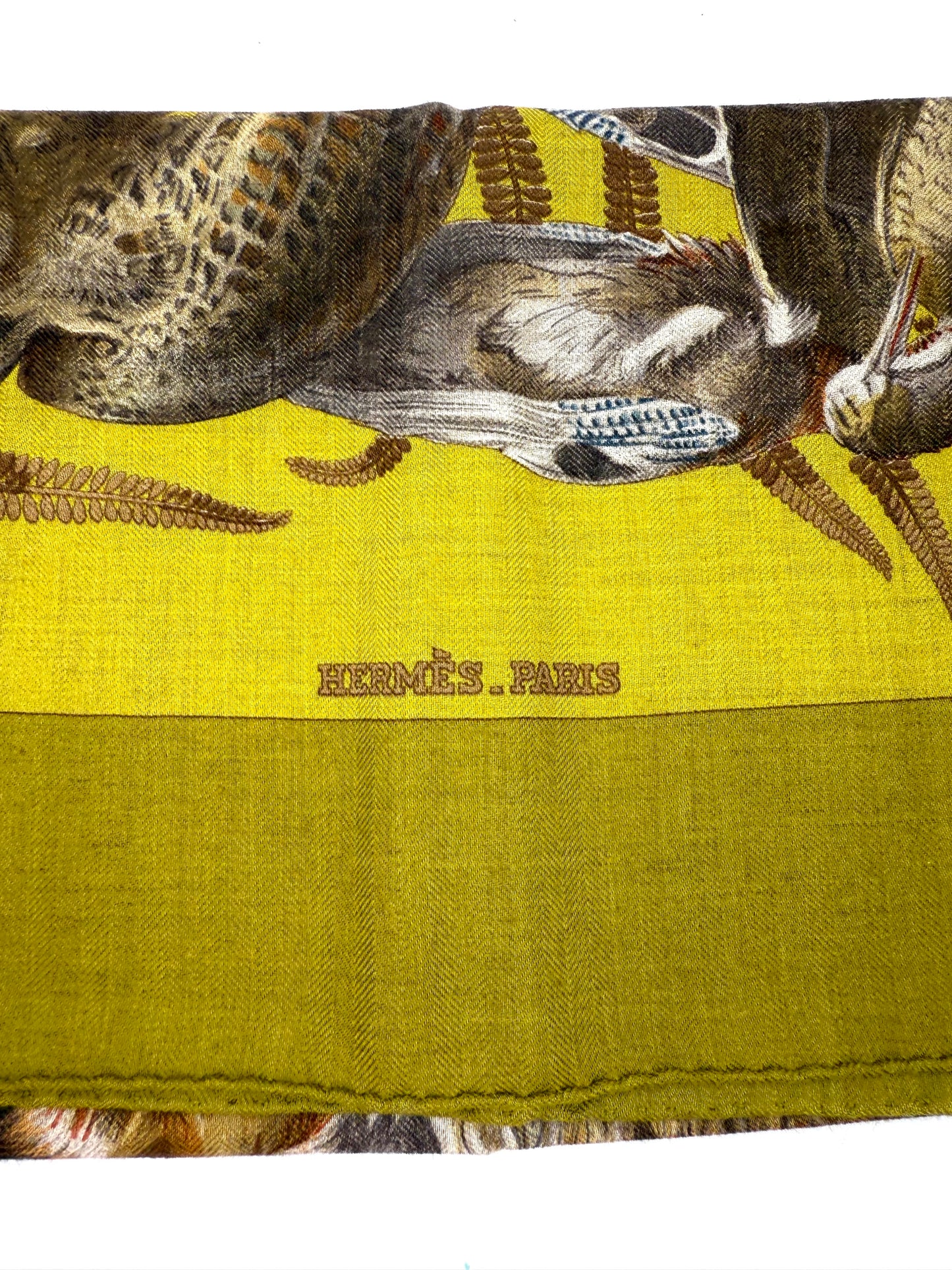 HERMÈS Carrè 90 „H de Linares“ Cashmere