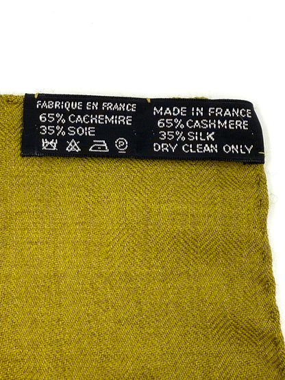 HERMÈS Carrè 90 „H de Linares“ Cashmere
