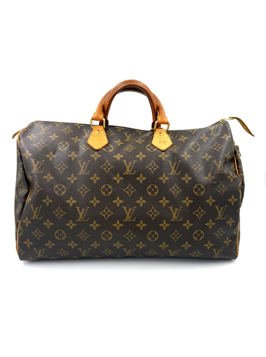 LOUIS VUITTON Speedy 40 Monogram Canvas Vintage