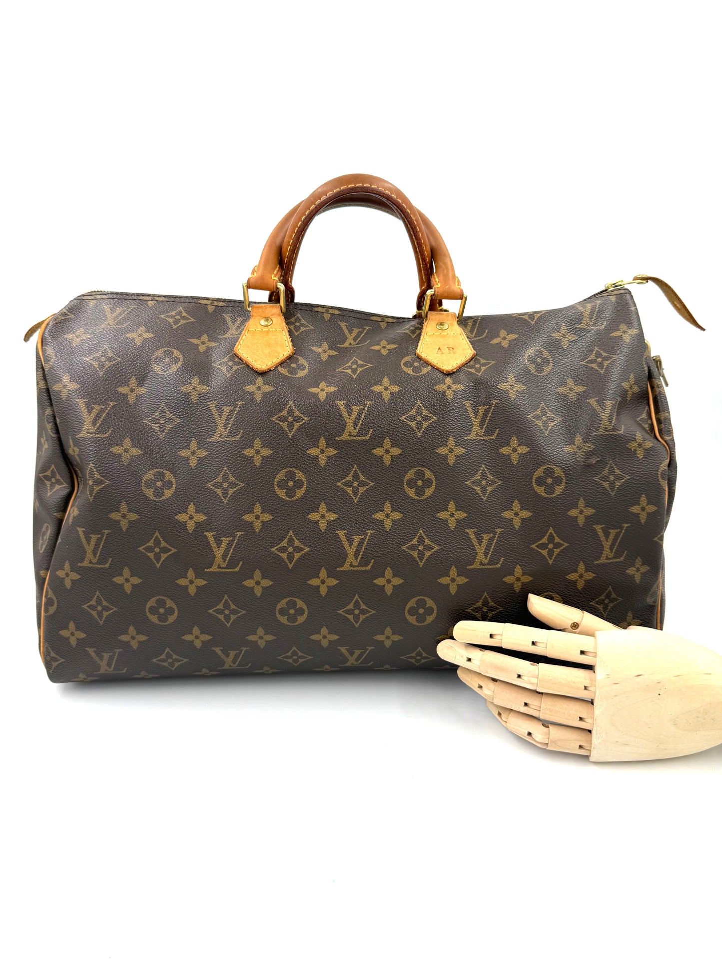 LOUIS VUITTON Speedy 40 Monogram Canvas Vintage