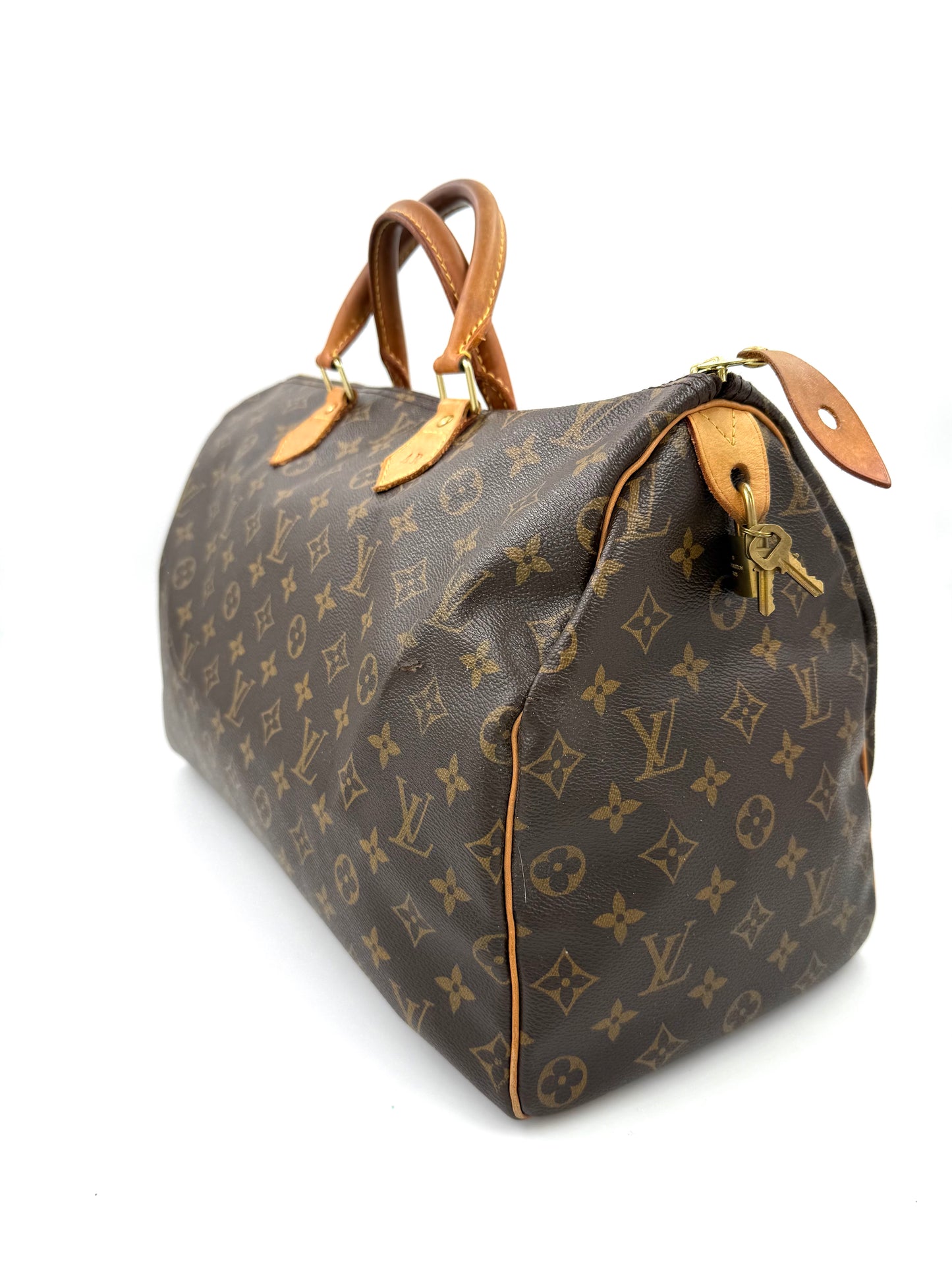 LOUIS VUITTON Speedy 40 Monogram Canvas Vintage