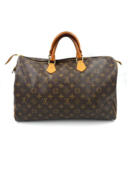 LOUIS VUITTON Speedy 40 Monogram Canvas Vintage