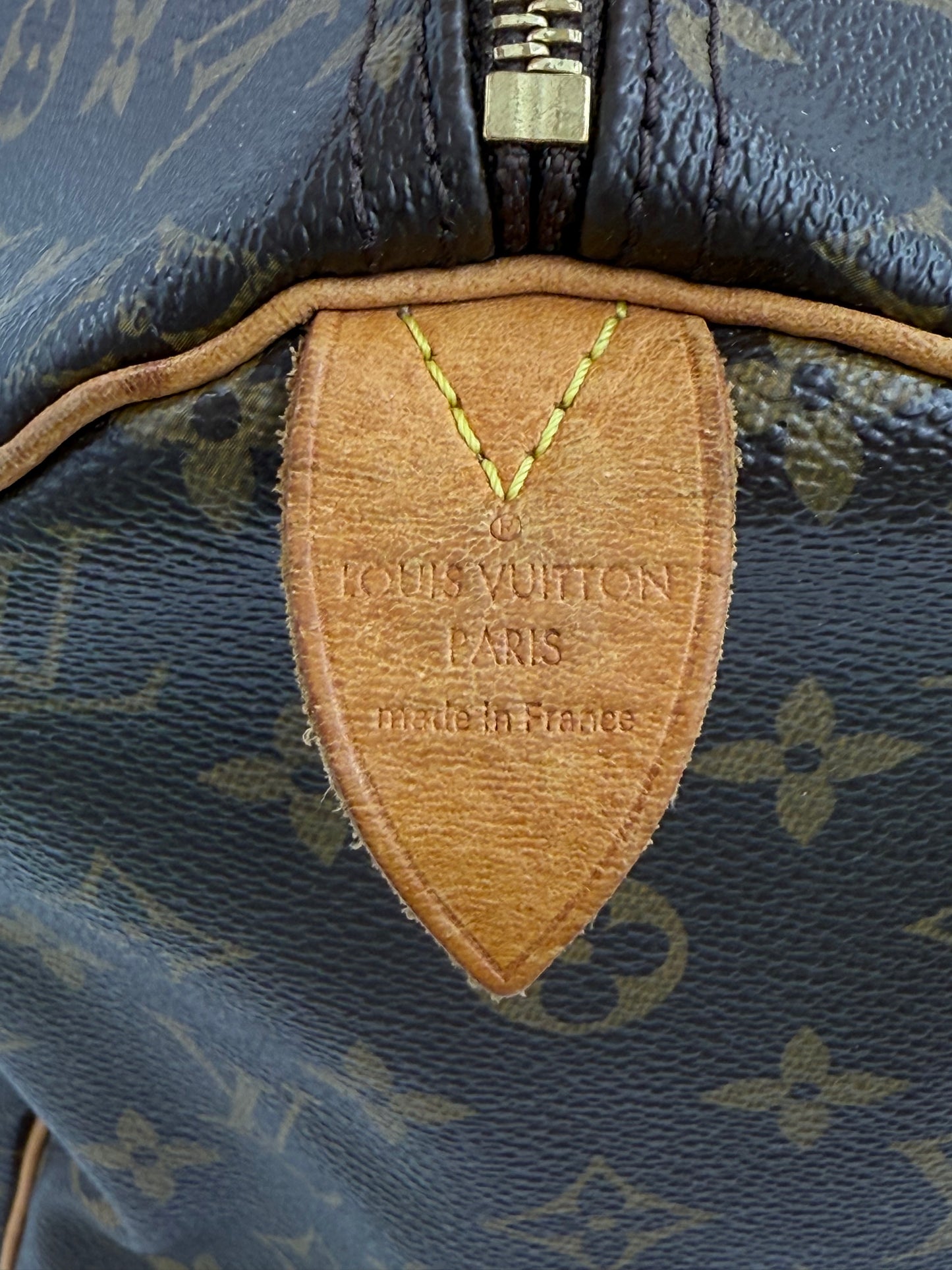 LOUIS VUITTON Speedy 40 Monogram Canvas Vintage