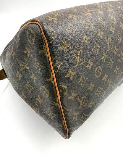 LOUIS VUITTON Speedy 40 Monogram Canvas Vintage