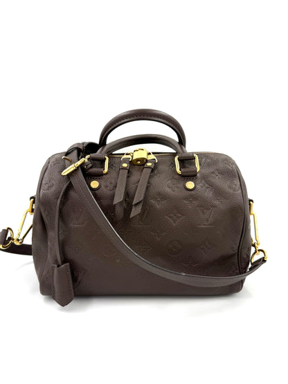 LOUIS VUITTON Speedy Soft Monogram Empreinte braun