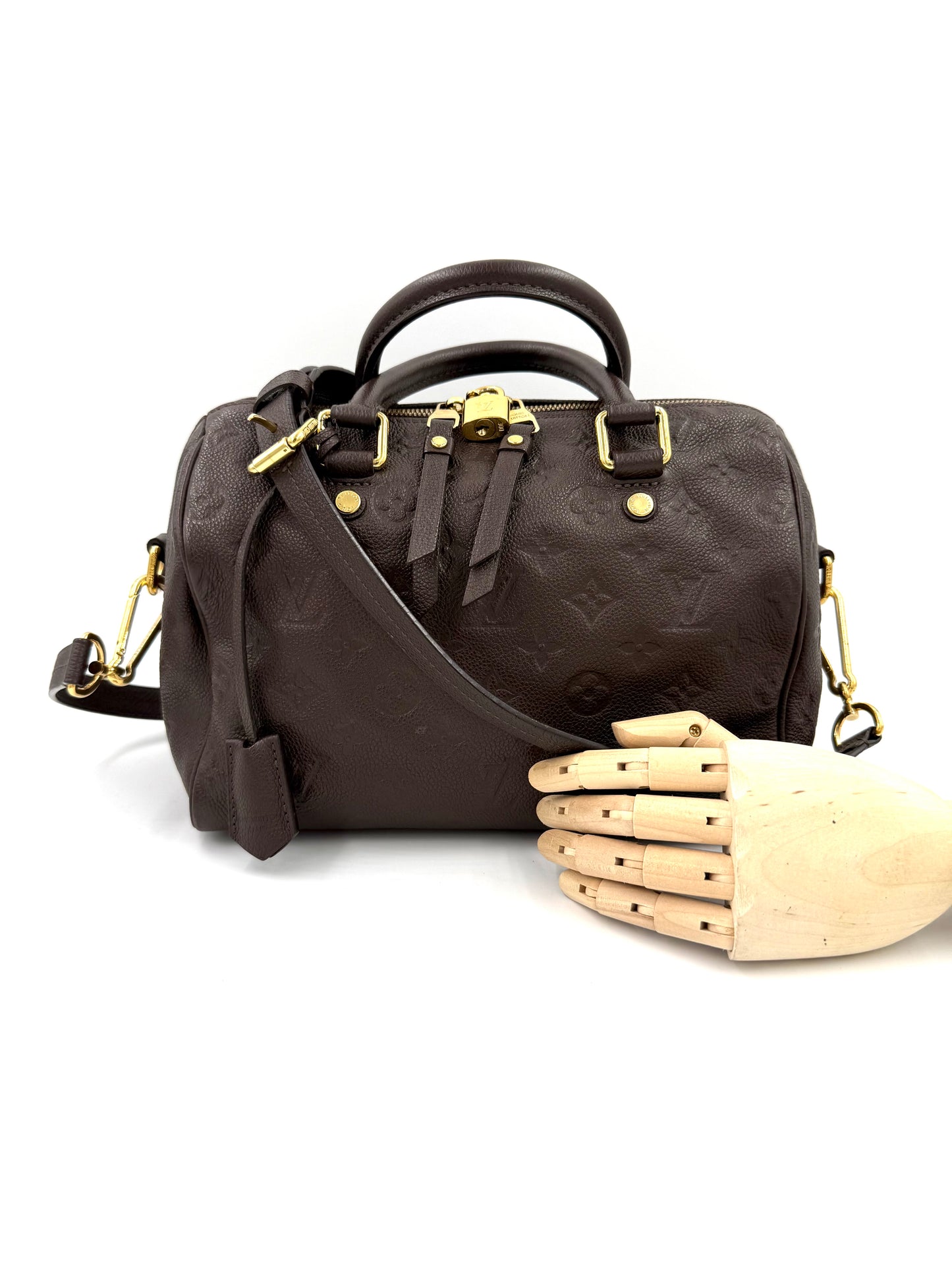 LOUIS VUITTON Speedy Soft Monogram Empreinte braun