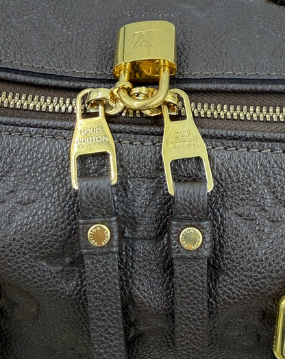 LOUIS VUITTON Speedy Soft Monogram Empreinte braun