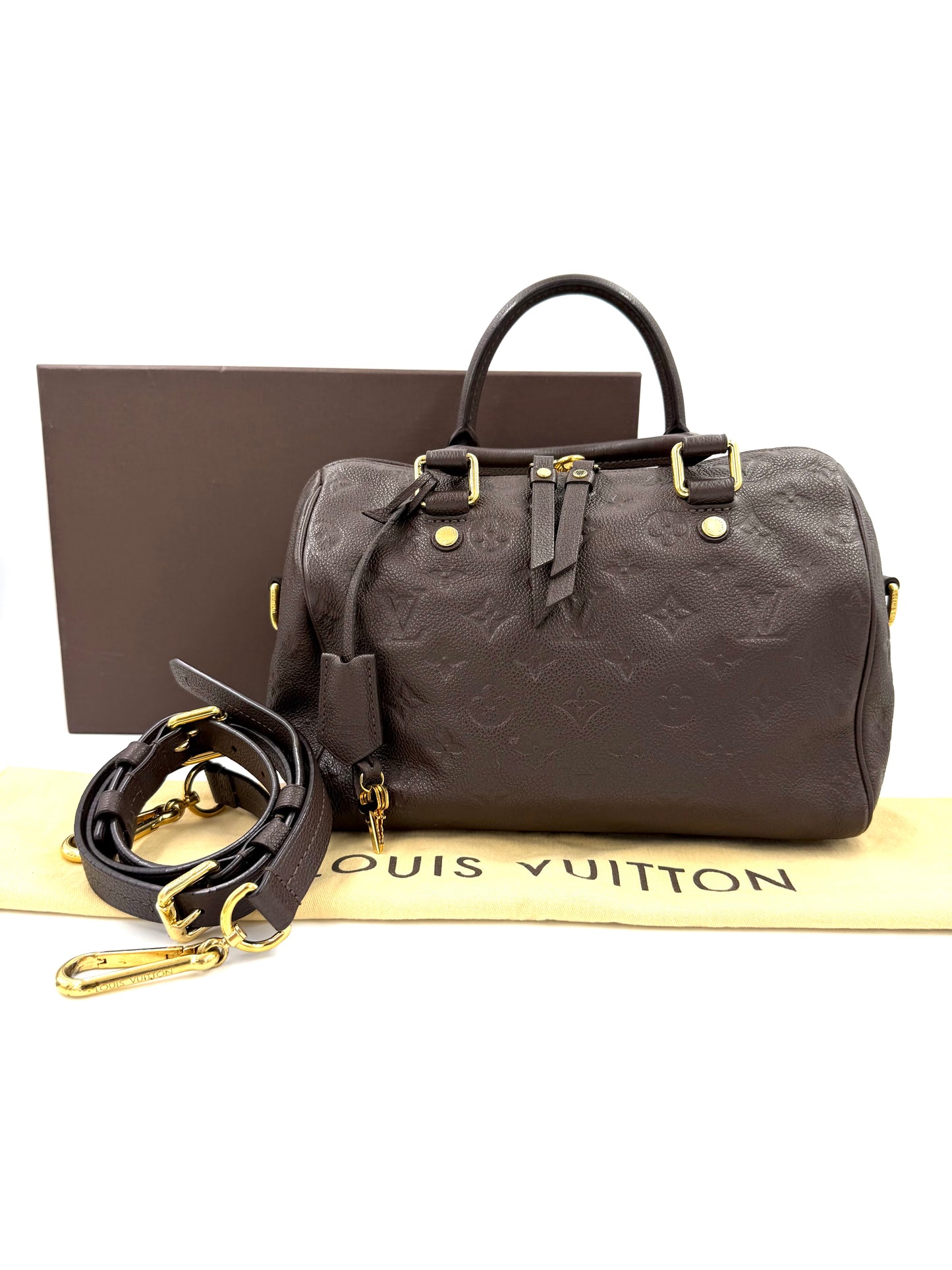 LOUIS VUITTON Speedy Soft Monogram Empreinte braun