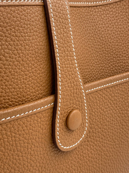 HERMÈS Evelyne 33 Clemence Taurillon Gold