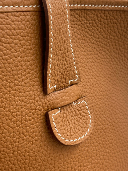 HERMÈS Evelyne 33 Clemence Taurillon Gold