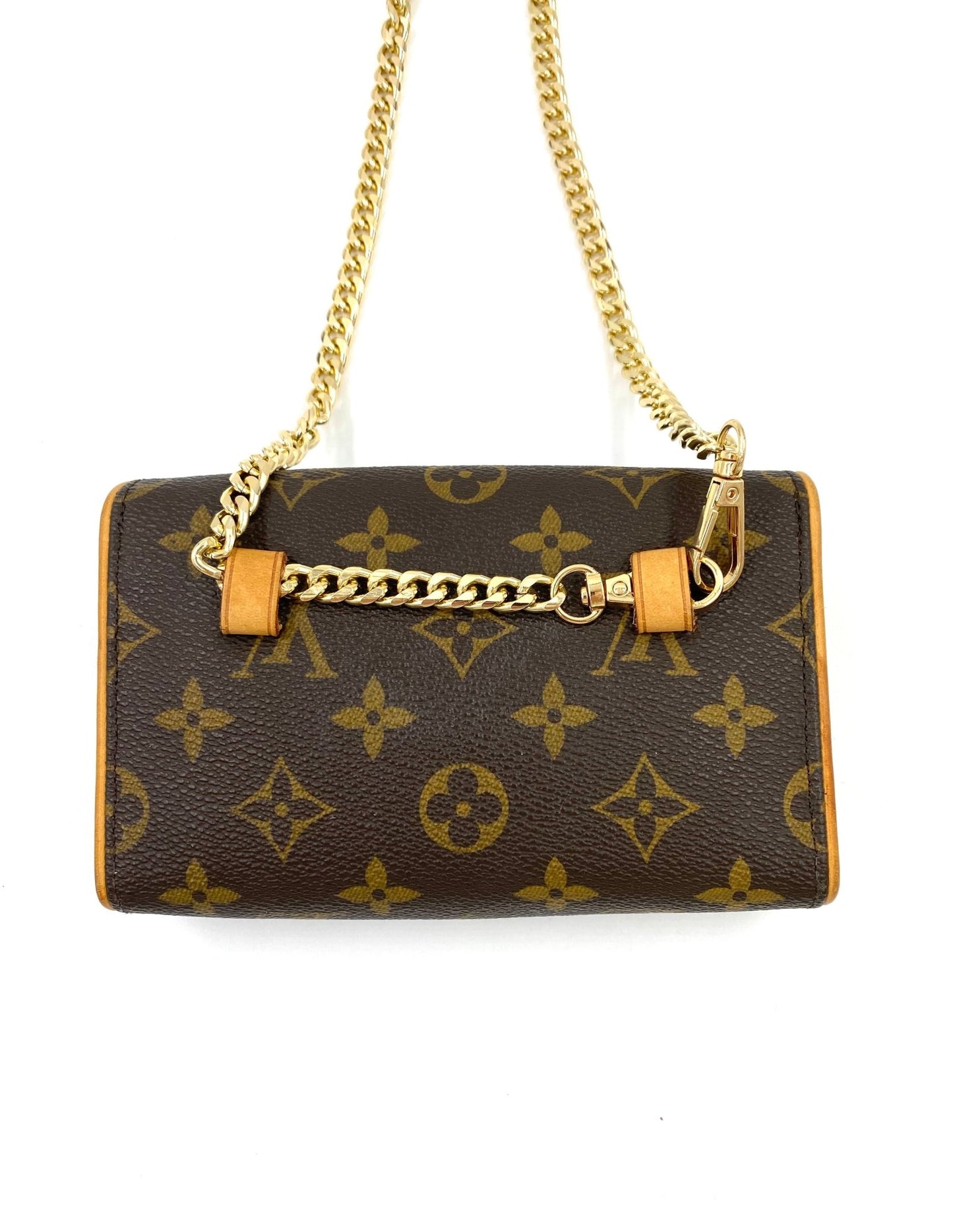 LOUIS VUITTON Pochette Florentine mit Gold Chain - Clutch & Macarons - FL3078 - Clutch & Macarons - 