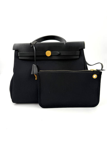 HERMÈS Herbag 31 schwarz