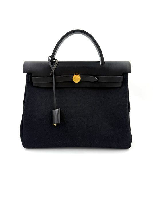 HERMÈS Herbag 31 schwarz