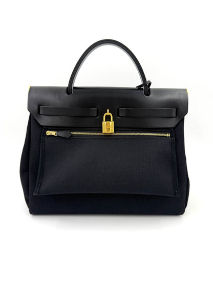 HERMÈS Herbag 31 schwarz