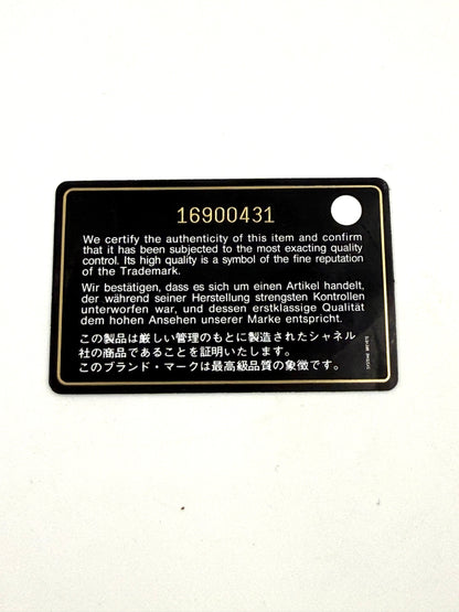 CHANEL Wallet on Chain WoC schwarz Lammleder SHW