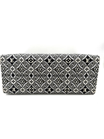 LOUIS VUITTON Onthego GM 1854 Edition Designerhandtasche mit schwarz-weißem 1854-Monogramm-Muster