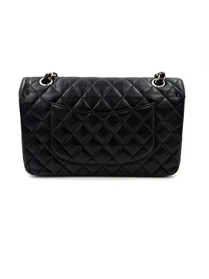 CHANEL Timeless Double Flap medium Caviar schwarz SHW