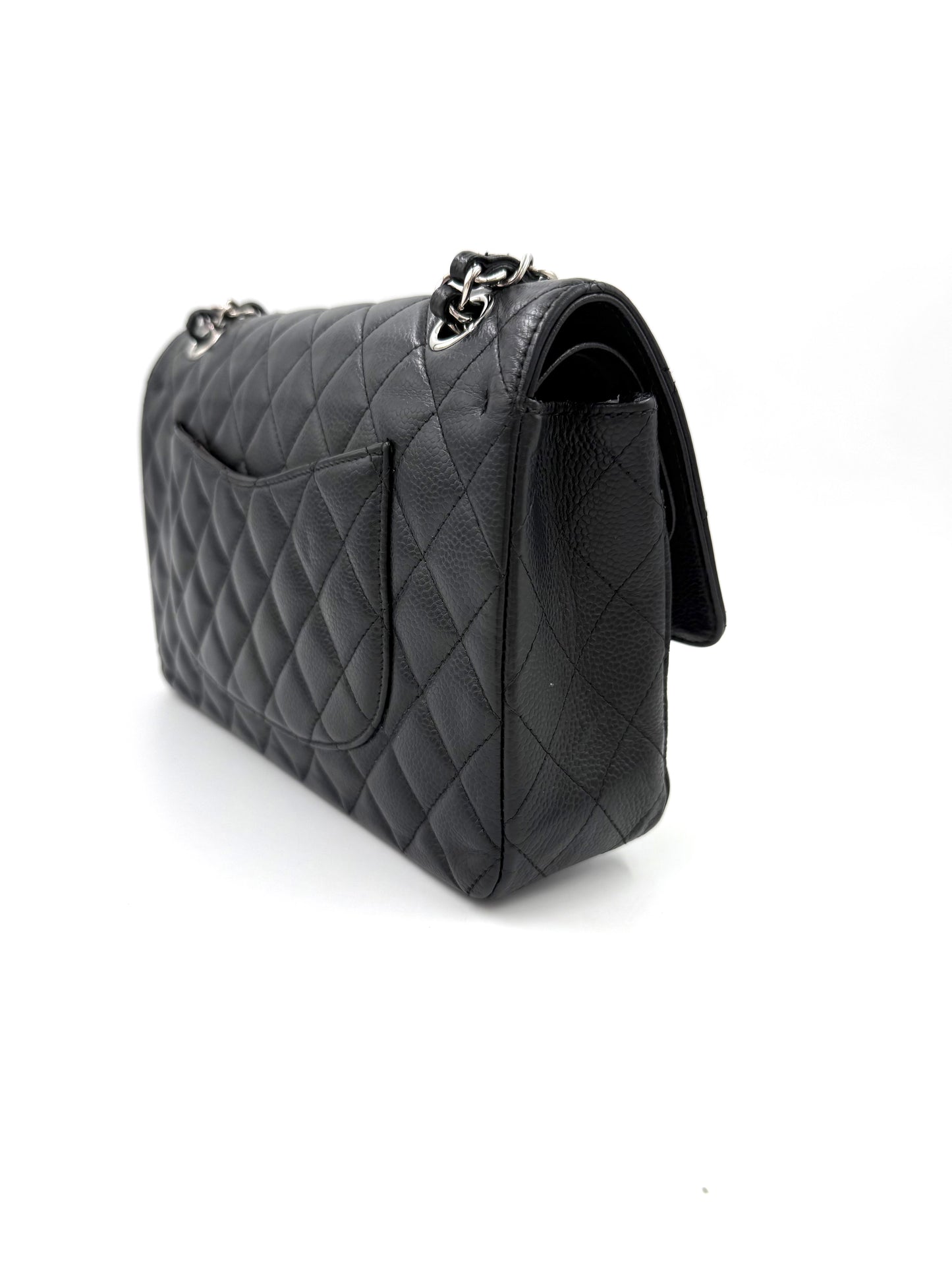CHANEL Timeless Double Flap medium Caviar schwarz SHW