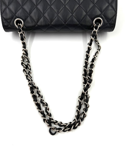 CHANEL Timeless Double Flap medium Caviar schwarz SHW