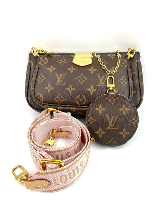 LOUIS VUITTON Multi Pochette Monogram Canvas rose - Clutch & Macarons - SP4240 & Chip - Clutch & Macarons - 