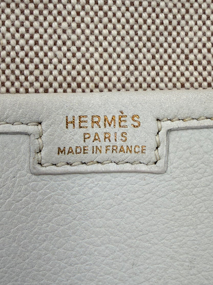 HERMÈS Jige Clutch creme