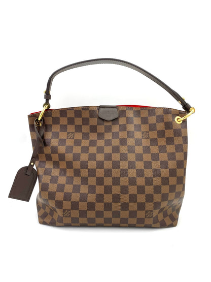 LOUIS VUITTON Graceful PM Damier ebene - Clutch & Macarons - MI0270 & Chip - Clutch & Macarons - 