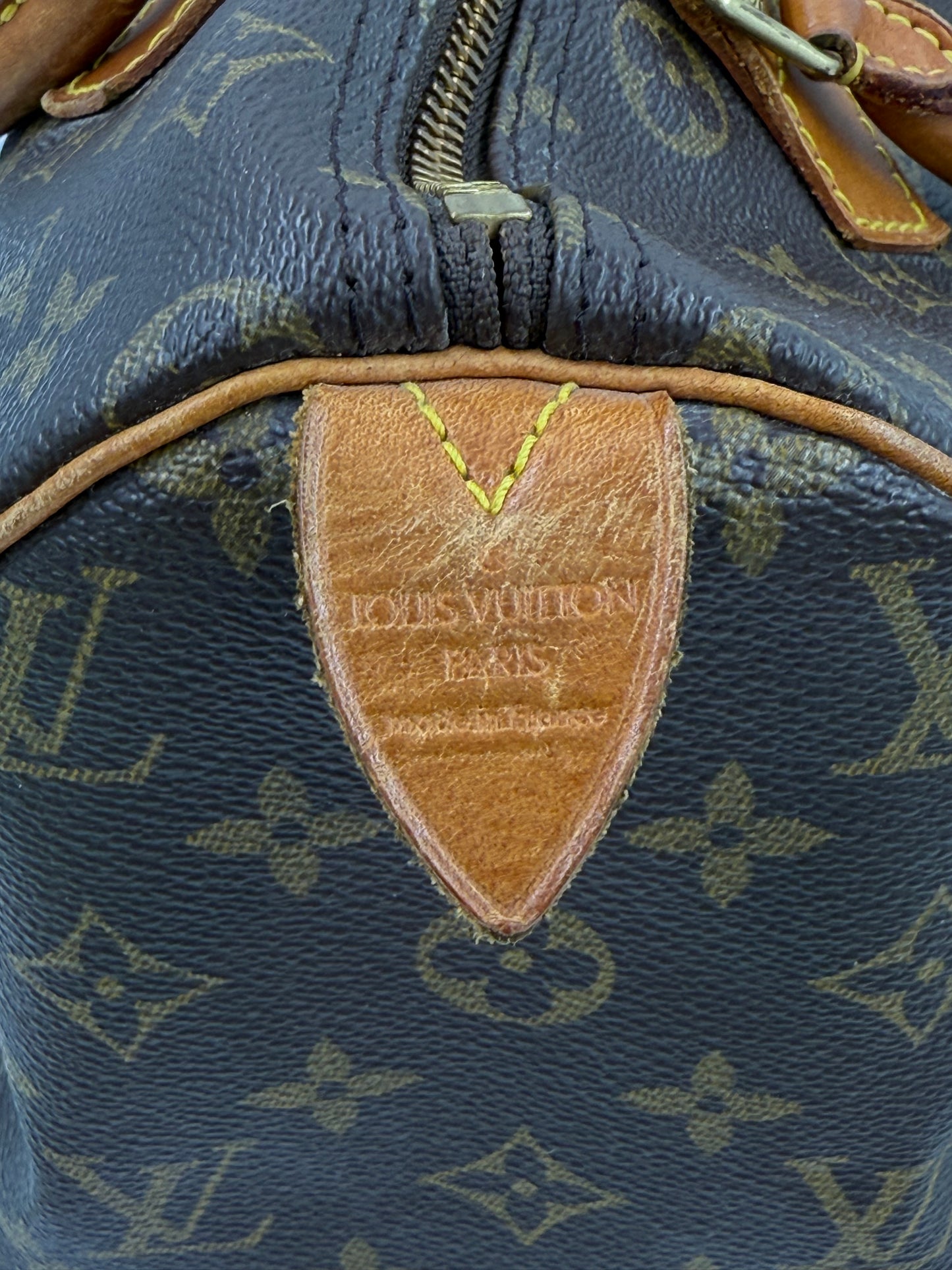 LOUIS VUITTON Speedy 30 Monogram Canvas Vintage