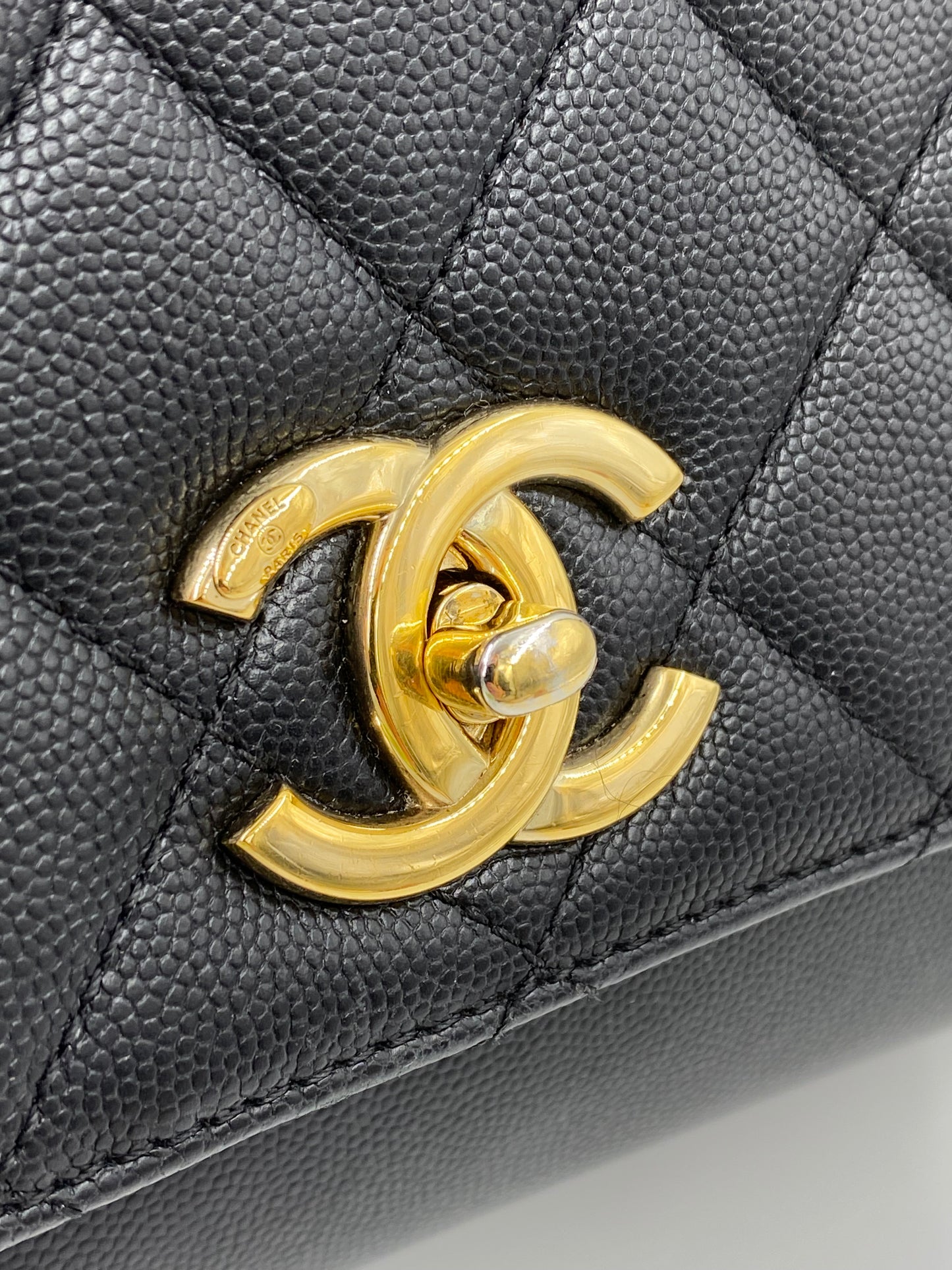 CHANEL Business Afinity Flap Bag large Caviar