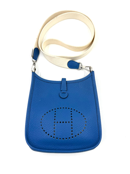 HERMÈS Evelyne 16 Royal Blue Clemence PHW