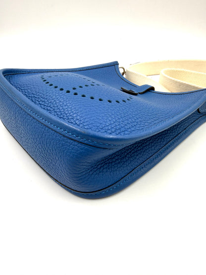 HERMÈS Evelyne 16 Royal Blue Clemence PHW