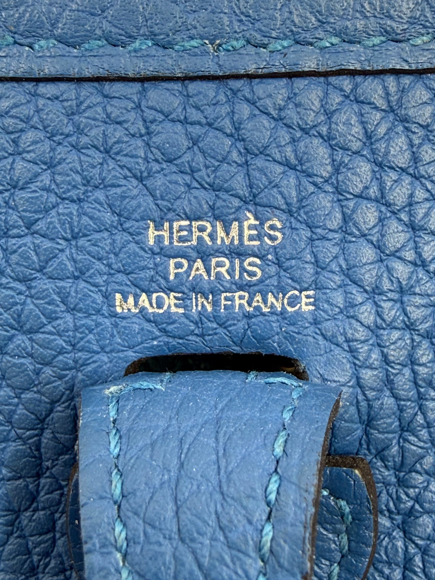 HERMÈS Evelyne 16 Royal Blue Clemence PHW