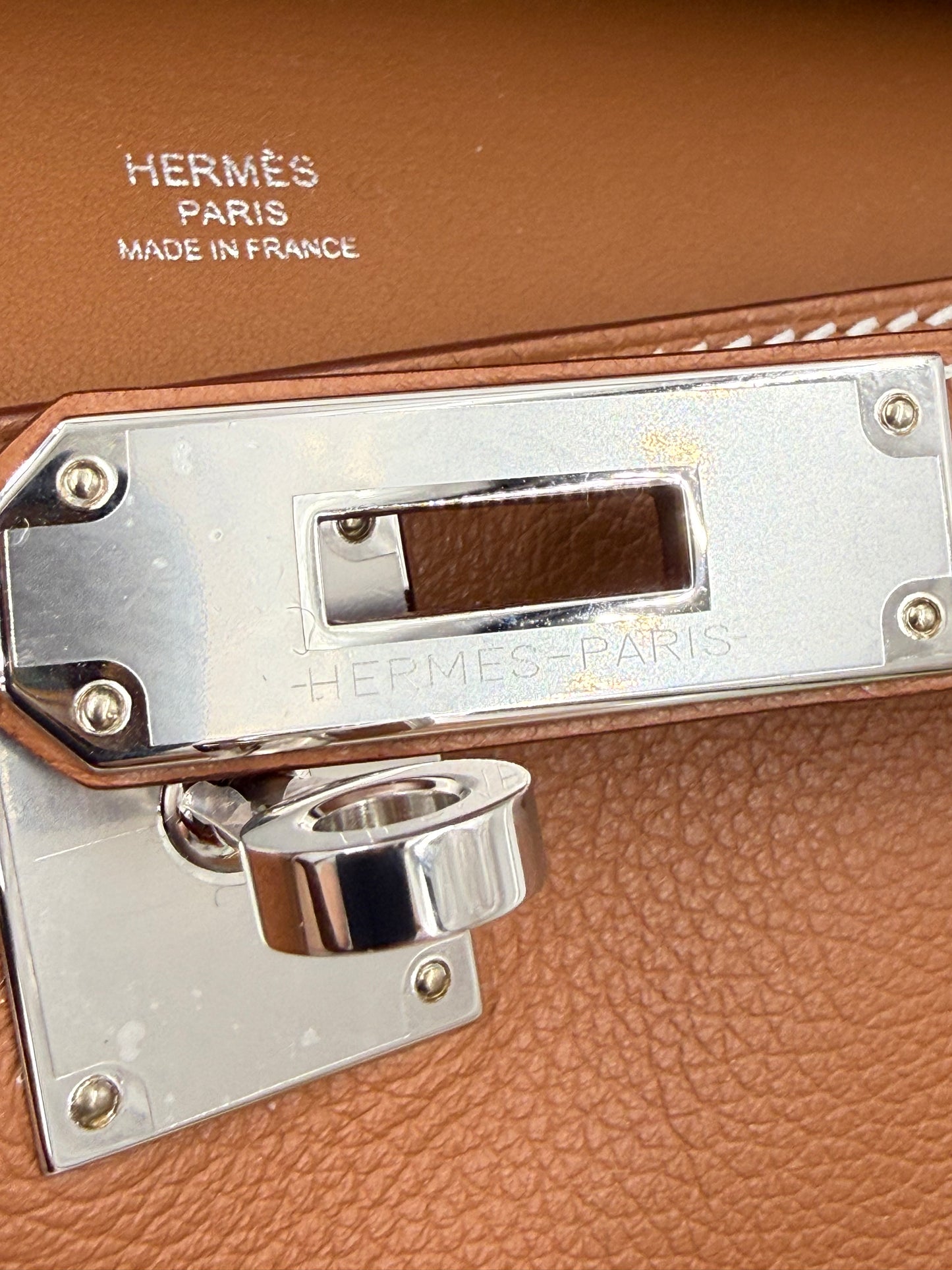 HERMÈS Jypsiere Mini Evercolor Gold PHW