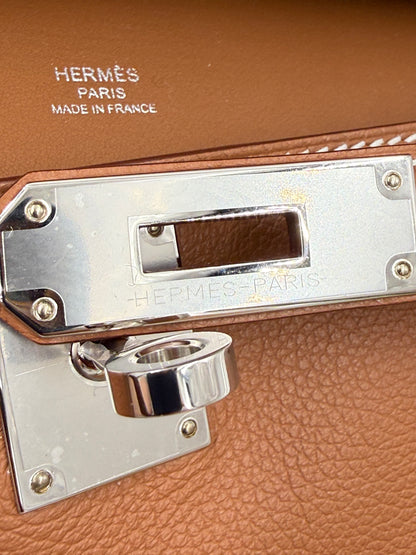 HERMÈS Jypsiere Mini Evercolor Gold PHW
