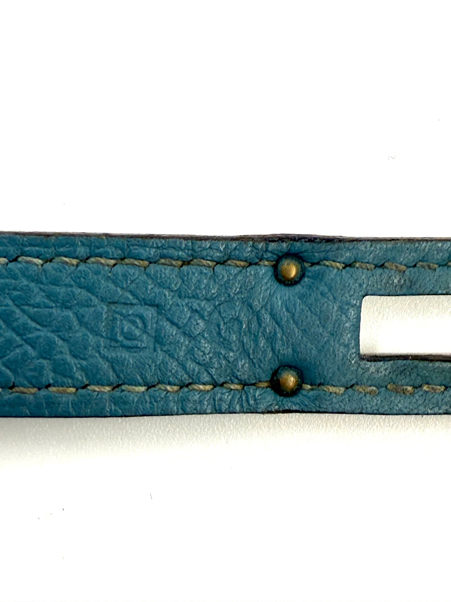 HERMÈS Kelly Long Wallet blau PHW