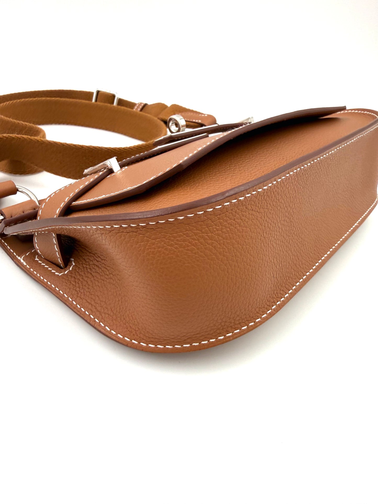 HERMÈS Jypsiere Mini Evercolor Gold PHW