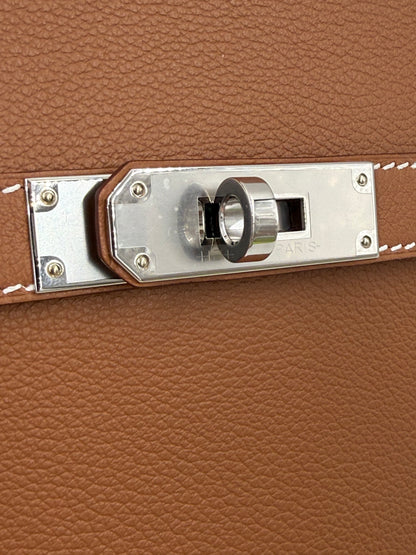 HERMÈS Jypsiere Mini Evercolor Gold PHW