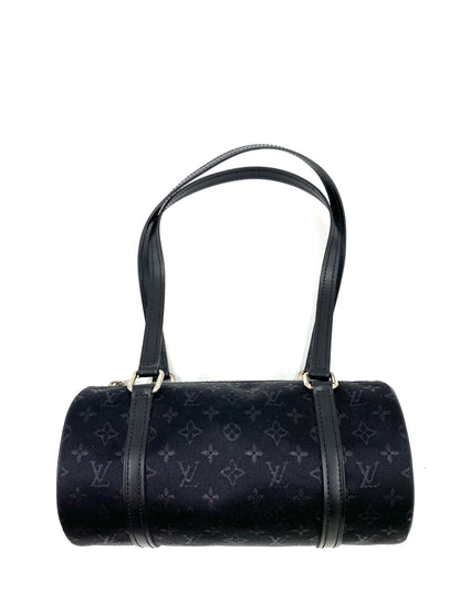 LOUIS VUITTON Mini Papillon schwarz Satin