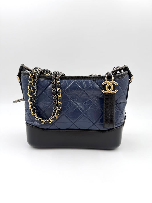 CHANEL Gabrielle small navy