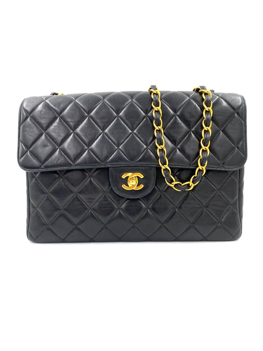 CHANEL Timeless Classic Single Flap Bag Jumbo schwarz Lammleder - Clutch & Macarons - 4606134 - Clutch & Macarons - 