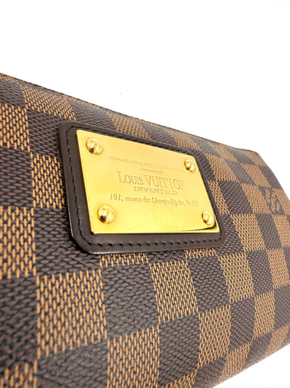 LOUIS VUITTON Pochette Eva Damier Ebene
