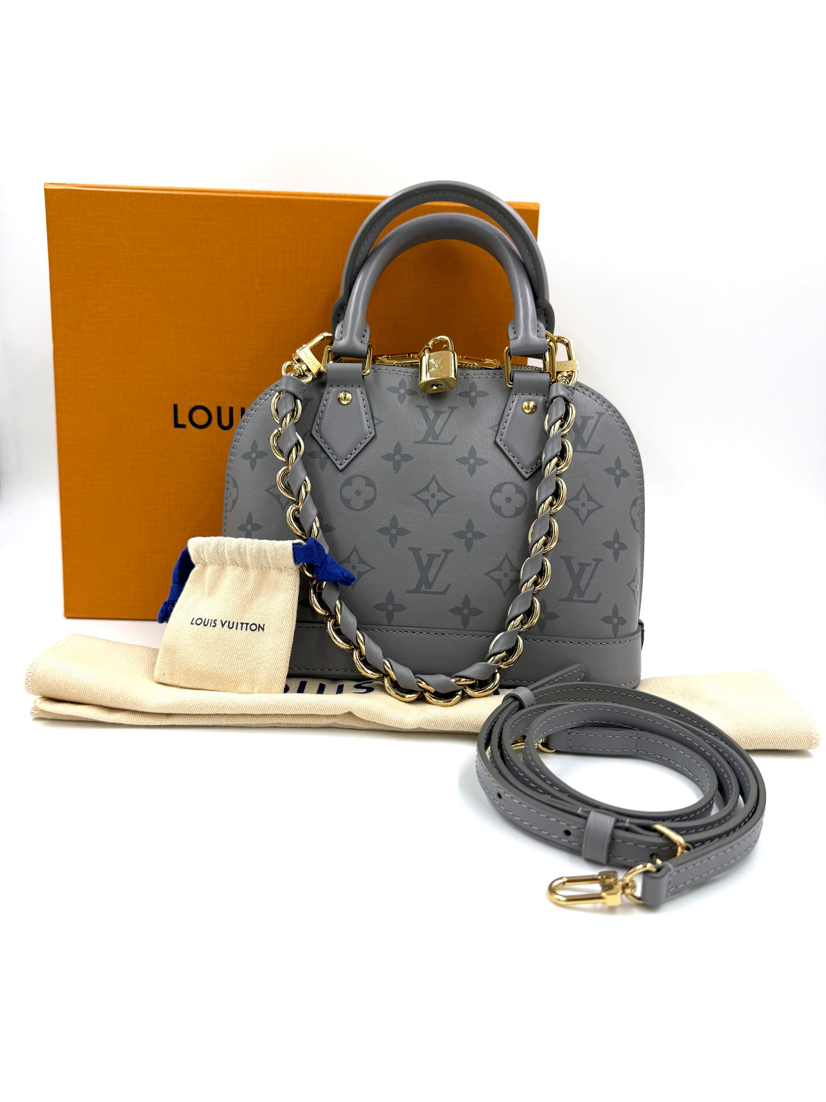 LOUIS VUITTON Alma BB Monogram Ink