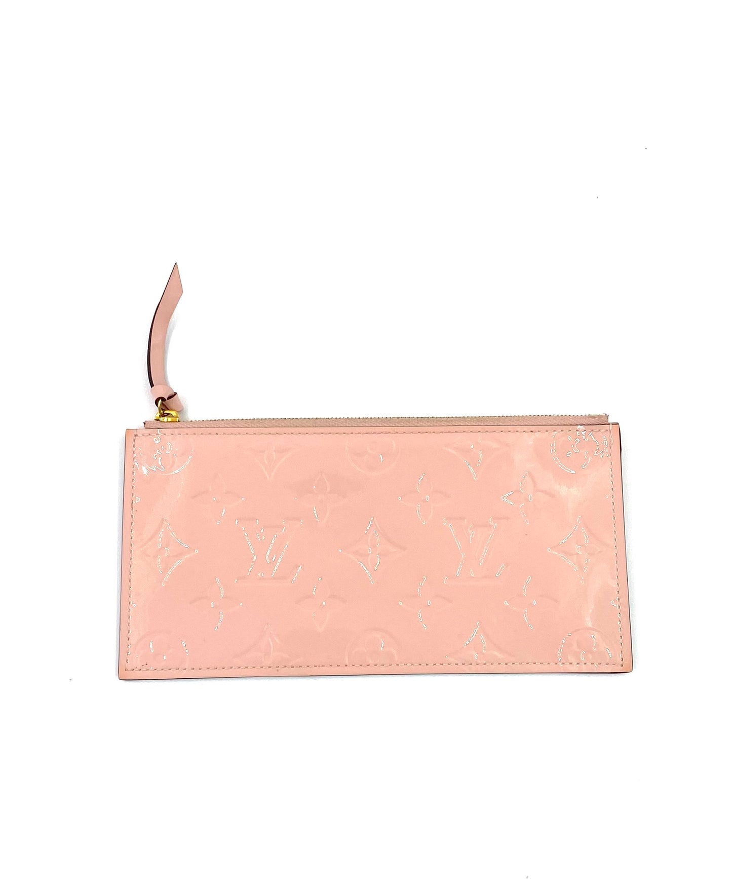 LOUIS VUITTON Pochette Felicie Monogram Vernis rose