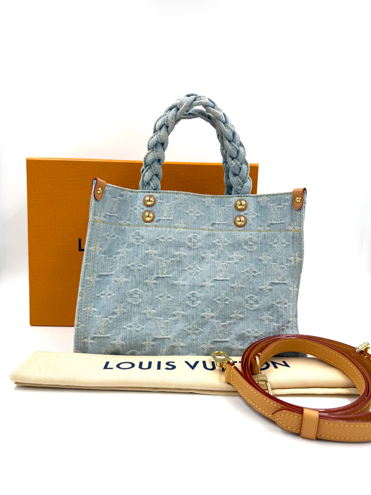 LOUIS VUITTON Let Go PM Sky Denim