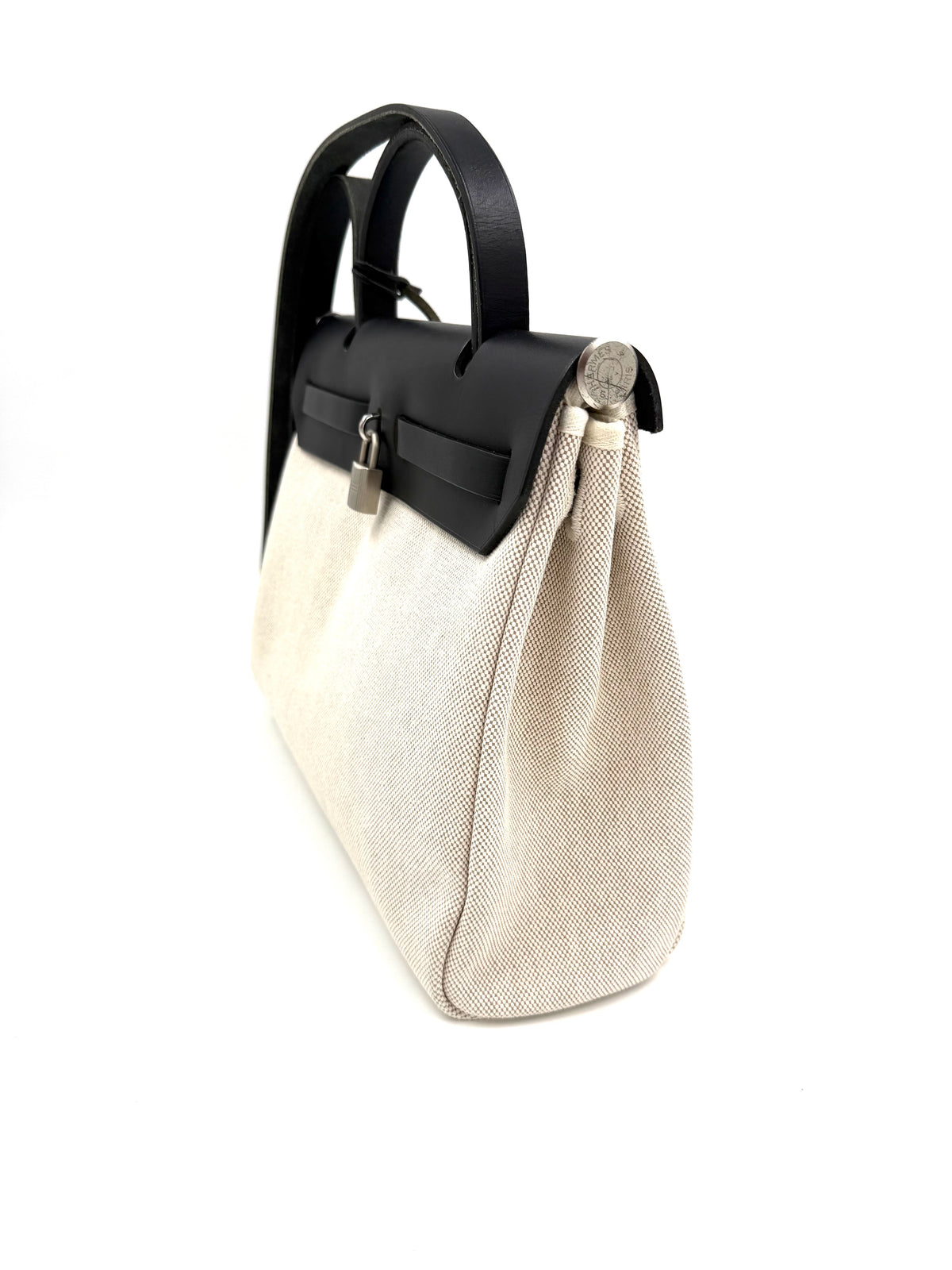 HERMÈS Herbag 31 Beige Noir PHW