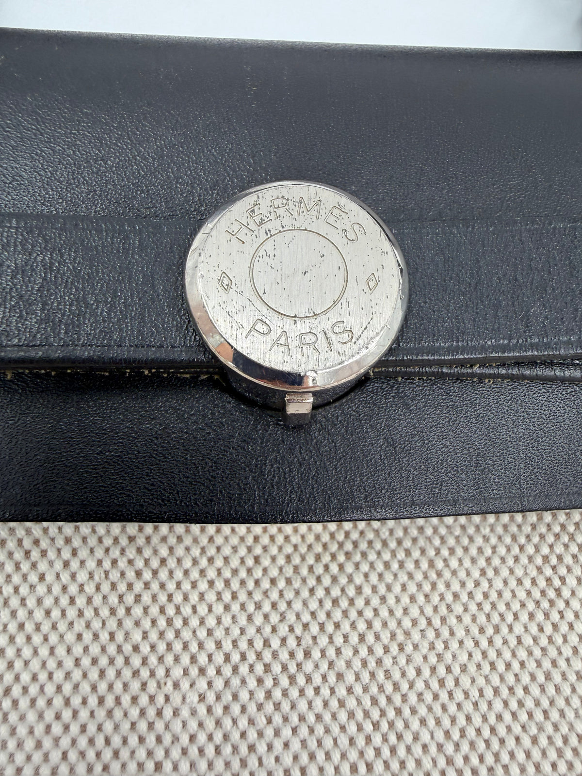 HERMÈS Herbag 31 Beige Noir PHW
